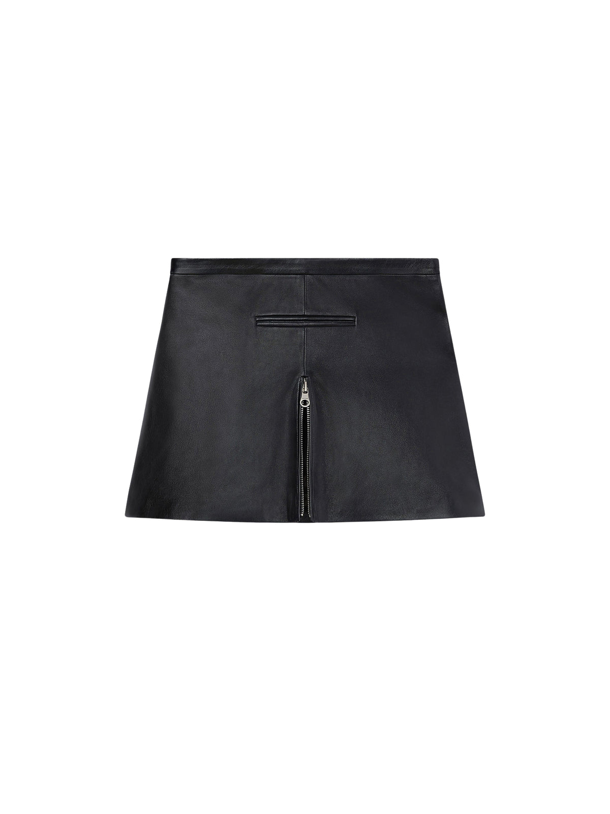PRIX MARQUE : 310 / MINI JUPE TAILLEUR ZIPPÉE EN CUIR