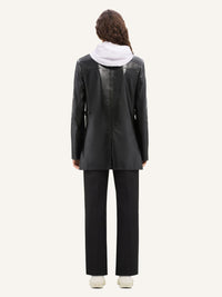 MANTEAU TAILLEUR EN CUIR