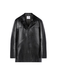 MANTEAU TAILLEUR EN CUIR
