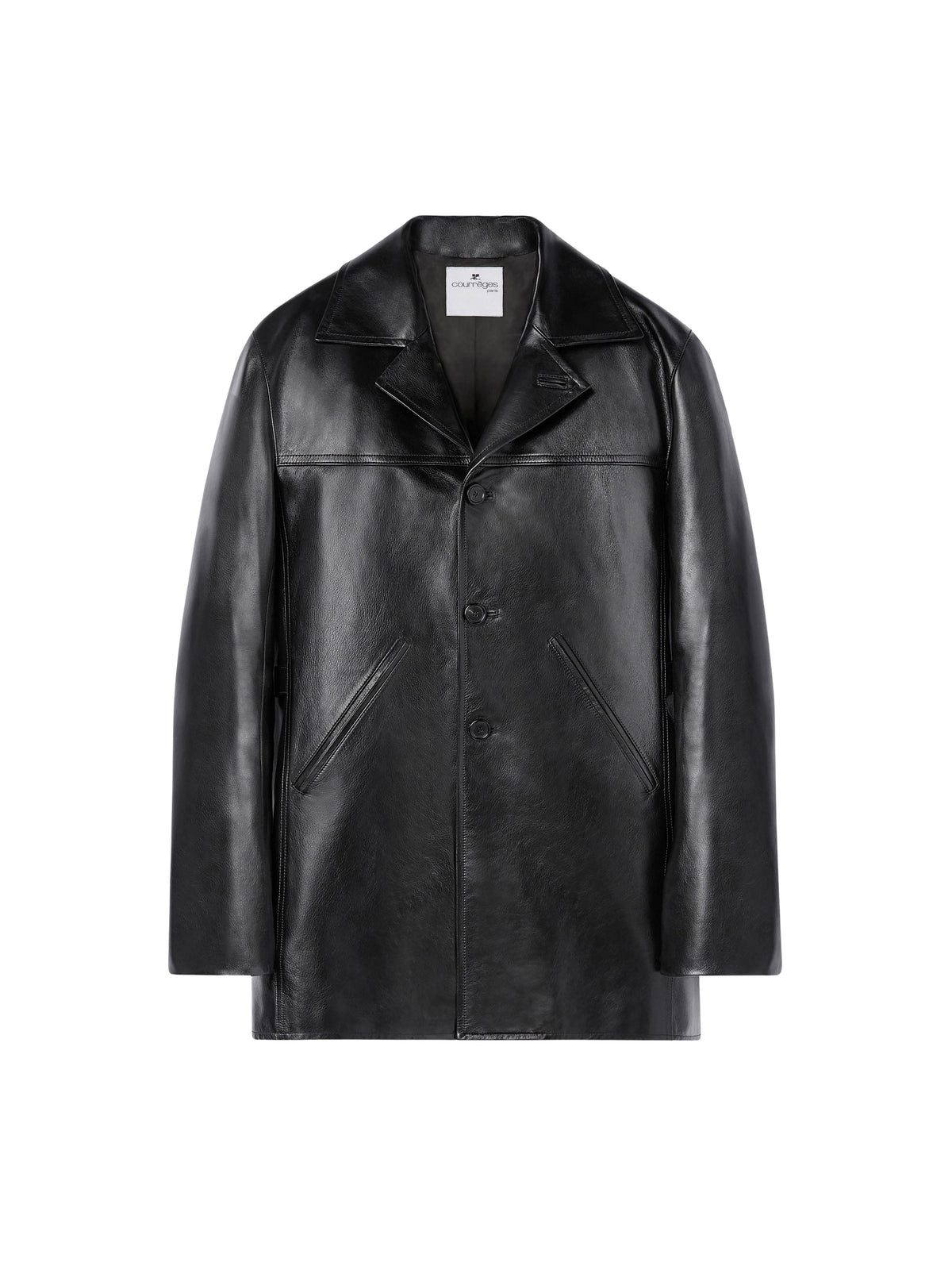 MANTEAU TAILLEUR EN CUIR