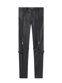 PREMIUM 2pcs NEW / PANTALON ZIPPÉ EN CUIR