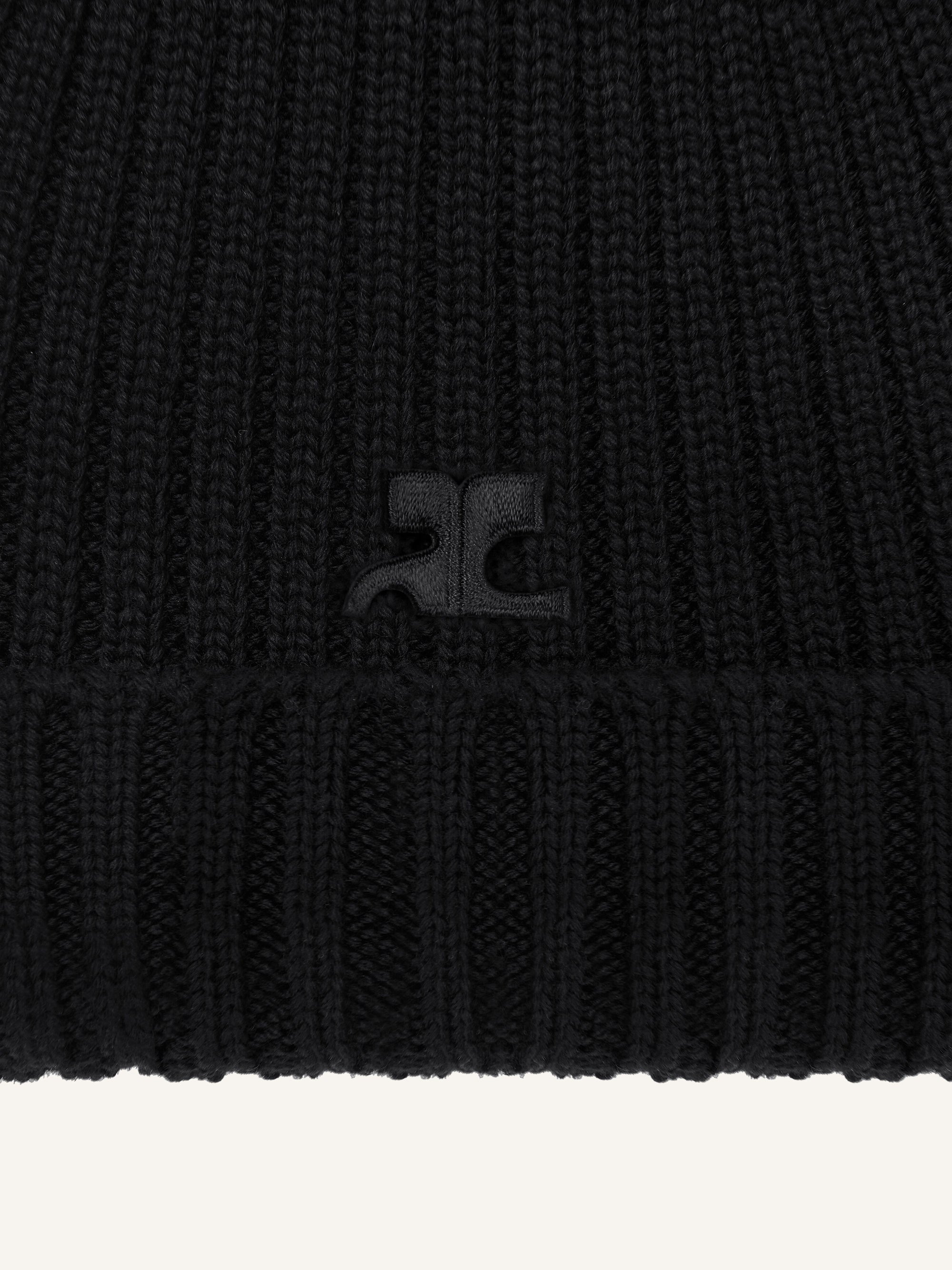 PREMIUM 0pcs NEW / AC RIBBED LAMBSWOOL - Black