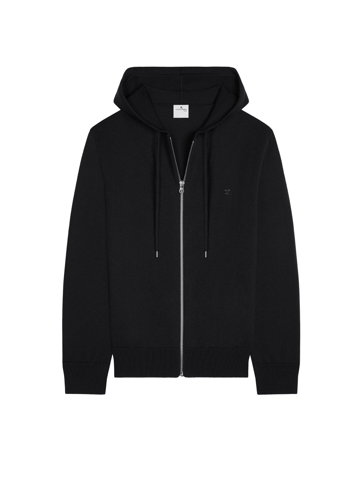 SWEAT À CAPUCHE ZIPPÉ EN LAINE