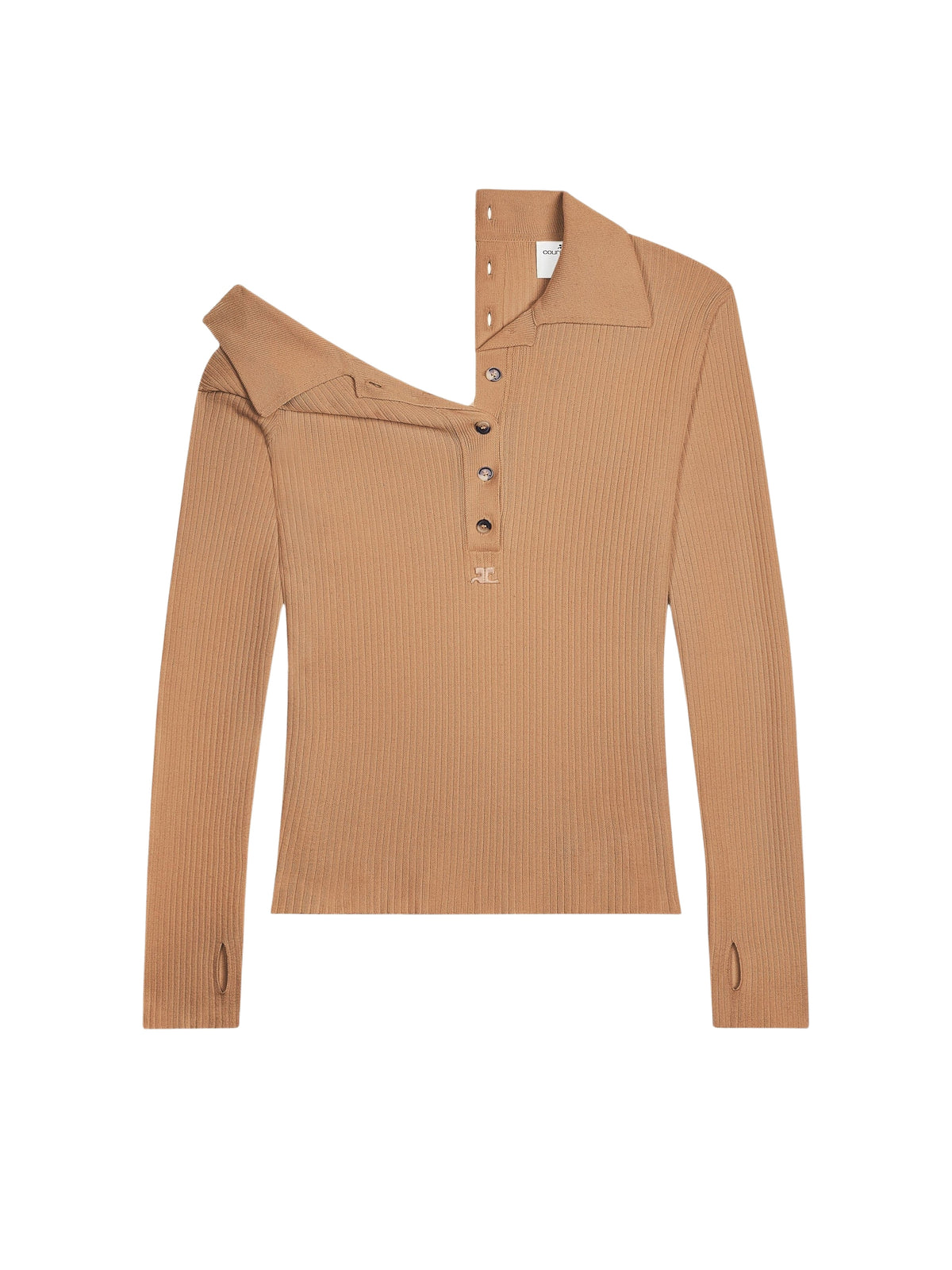 PRIX MARQUE : 100 / POLO EN LAINE LÉGÈRE MULTI-BOUTONS