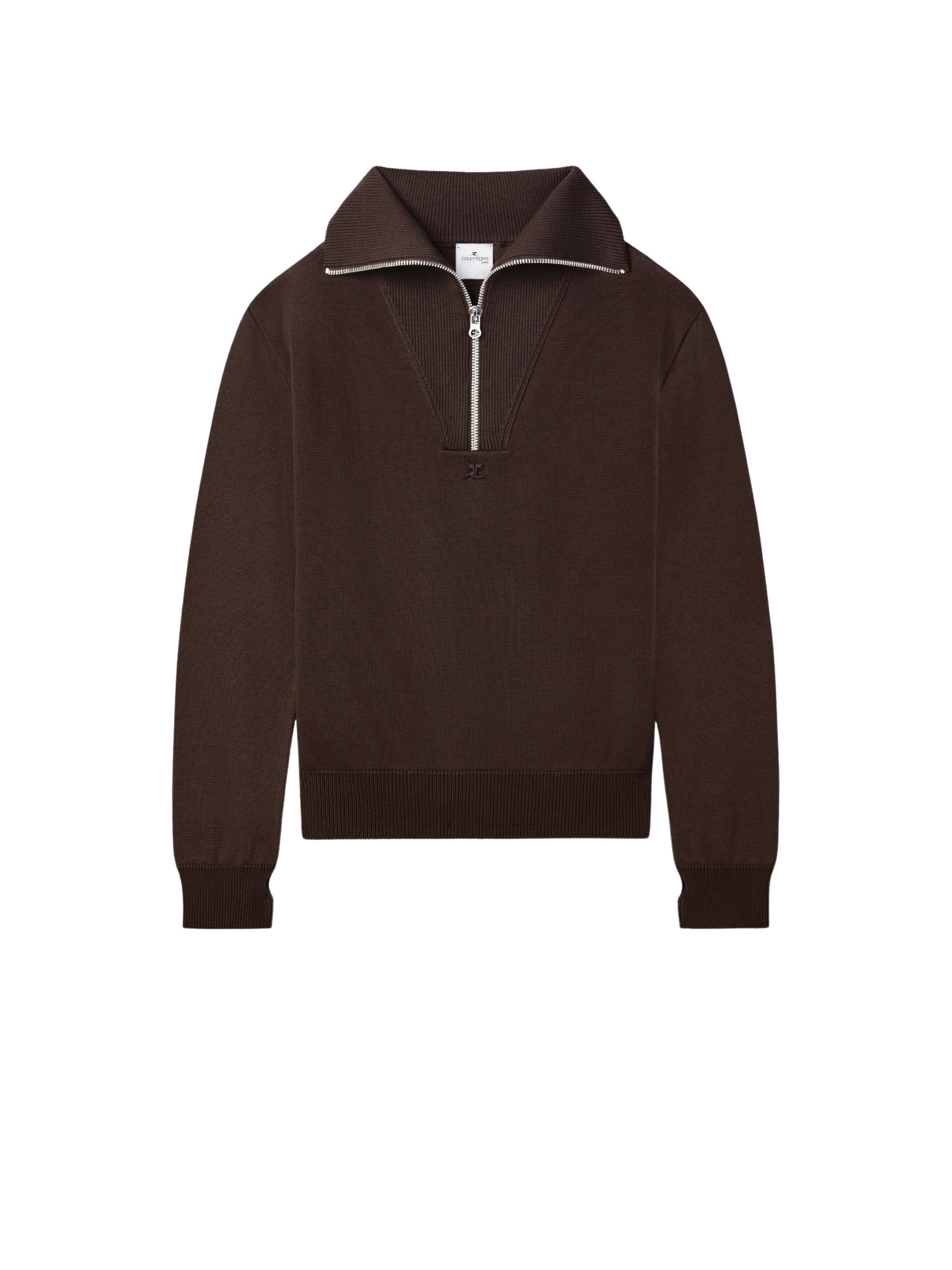 PREMIUM 17pcs NEW / PULL CAMIONNEUR EN LAINE - Mud brown