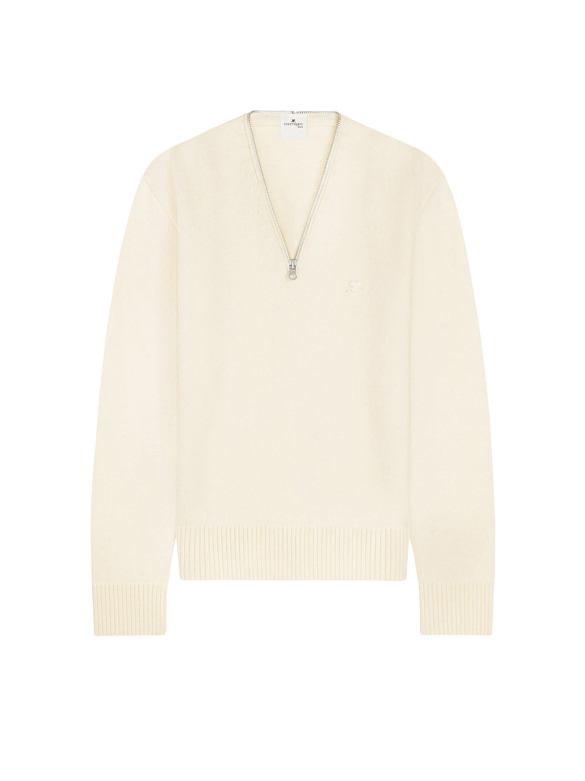 PULL EN LAINE ZIPPÉ