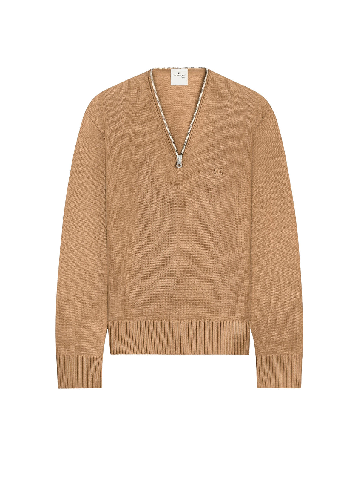 PULL EN LAINE ZIPPÉ