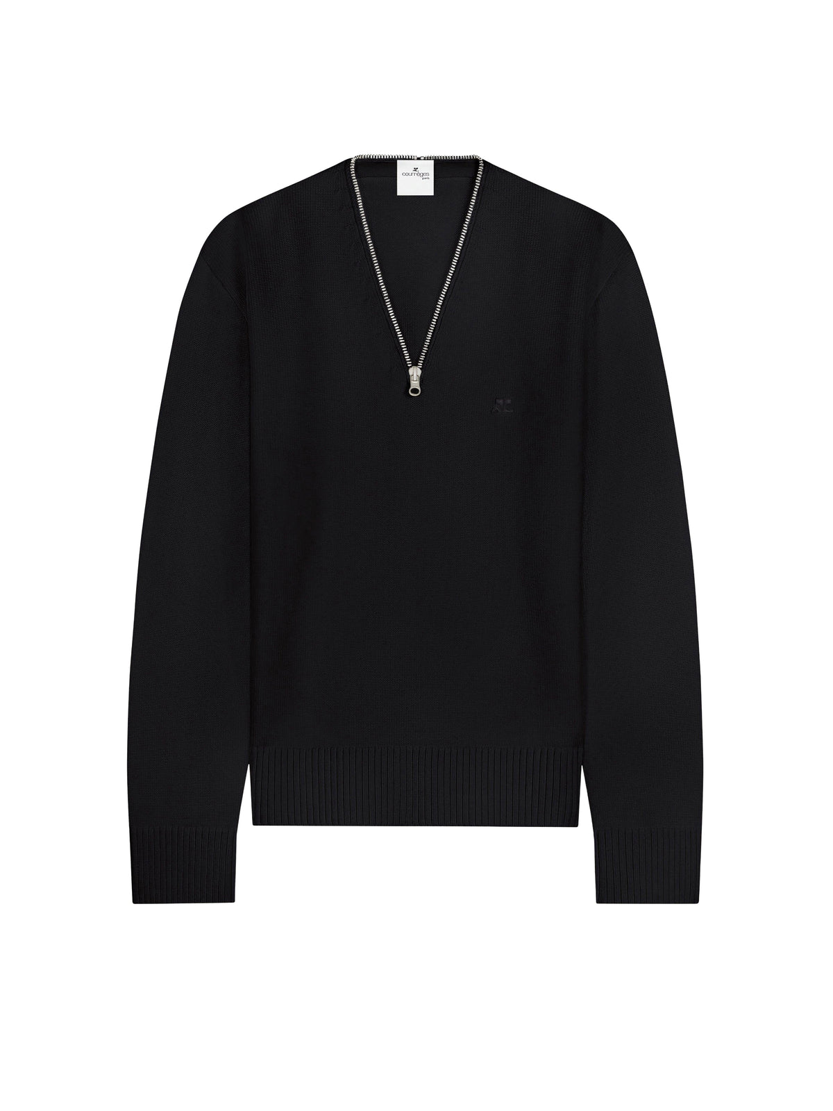 PULL EN LAINE ZIPPÉ