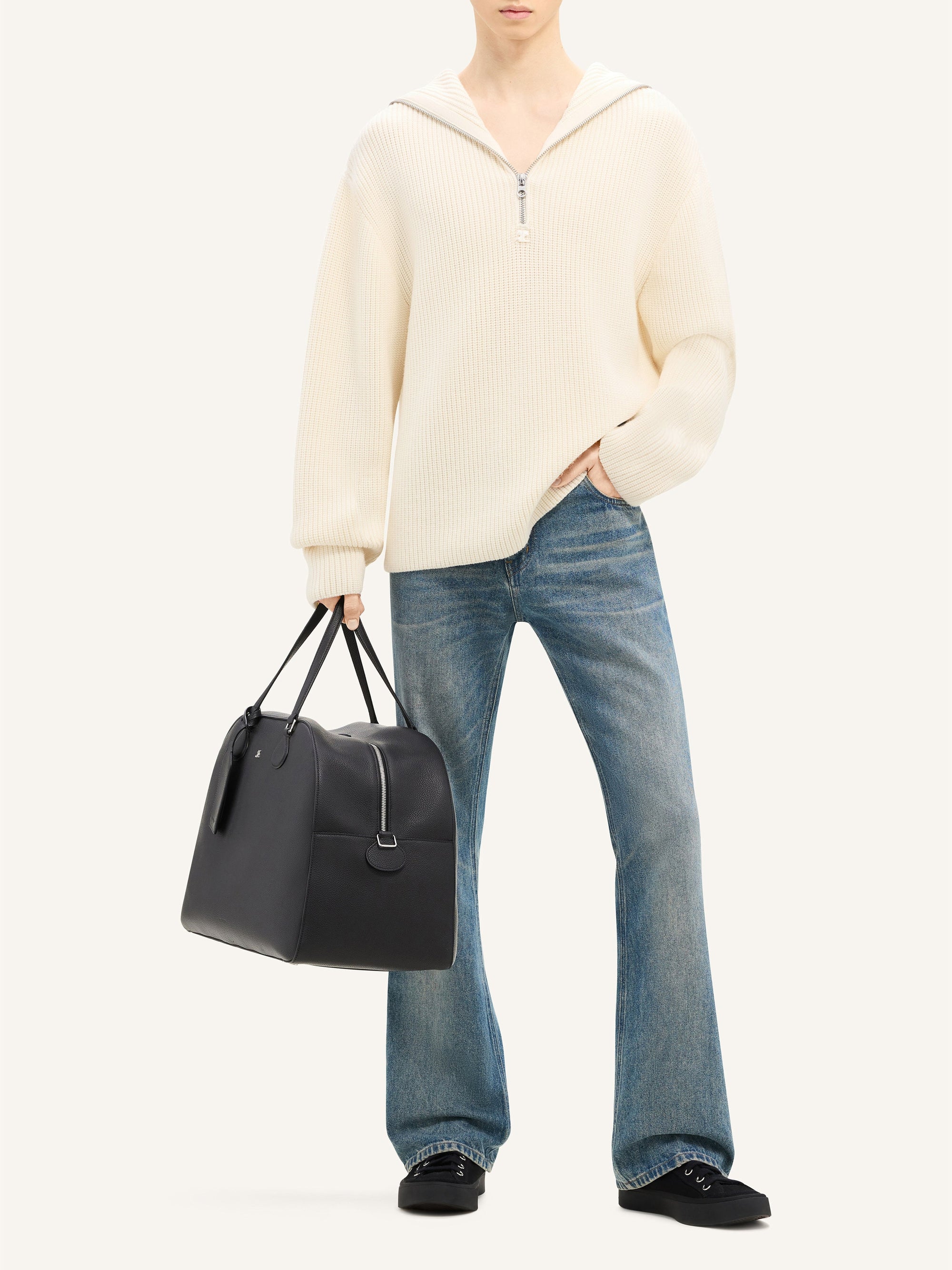 PREMIUM 17pcs NEW / PULL À CAPUCHE EN LAINE CÔTELÉE