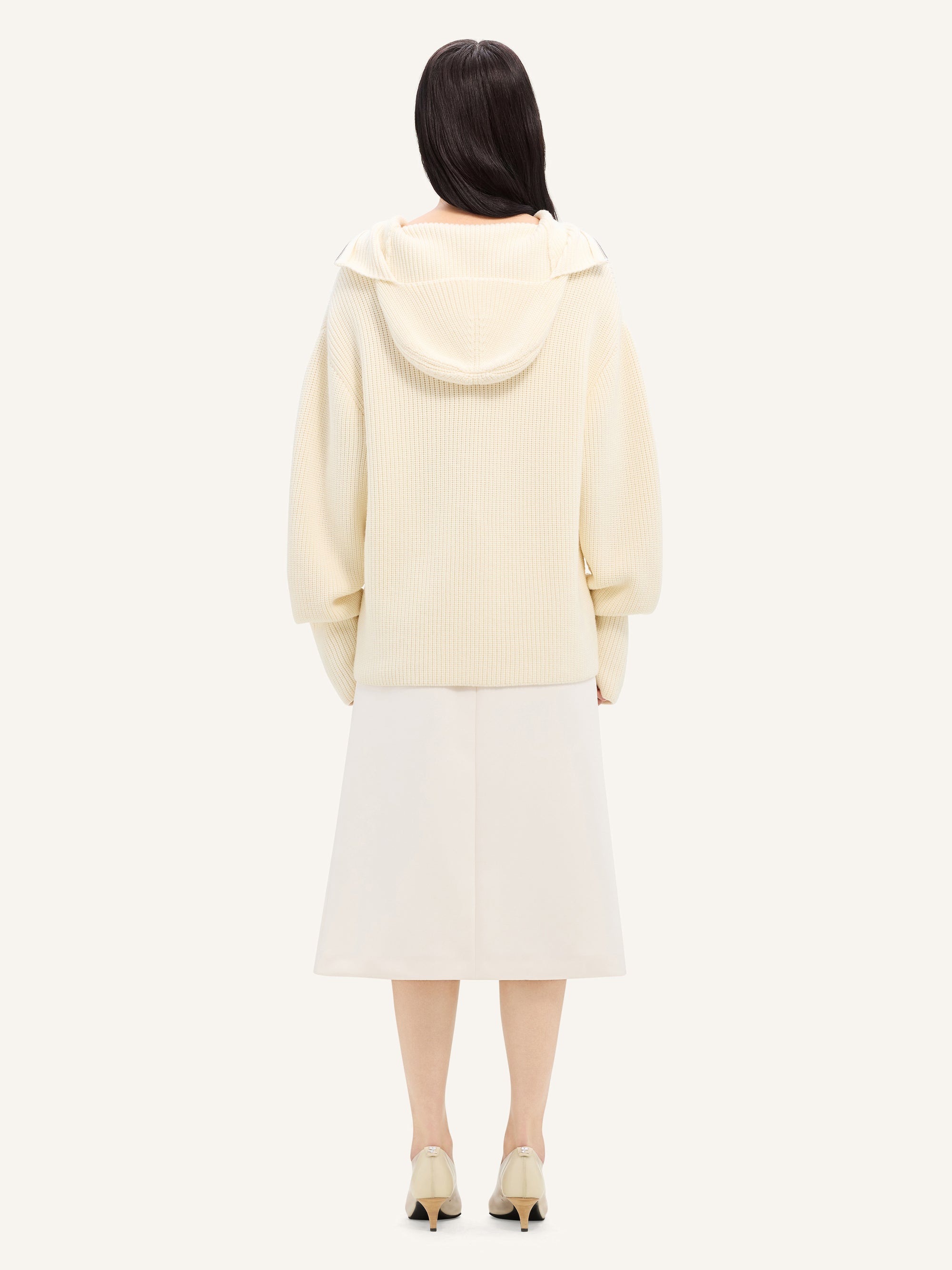 PREMIUM 17pcs NEW / PULL À CAPUCHE EN LAINE CÔTELÉE