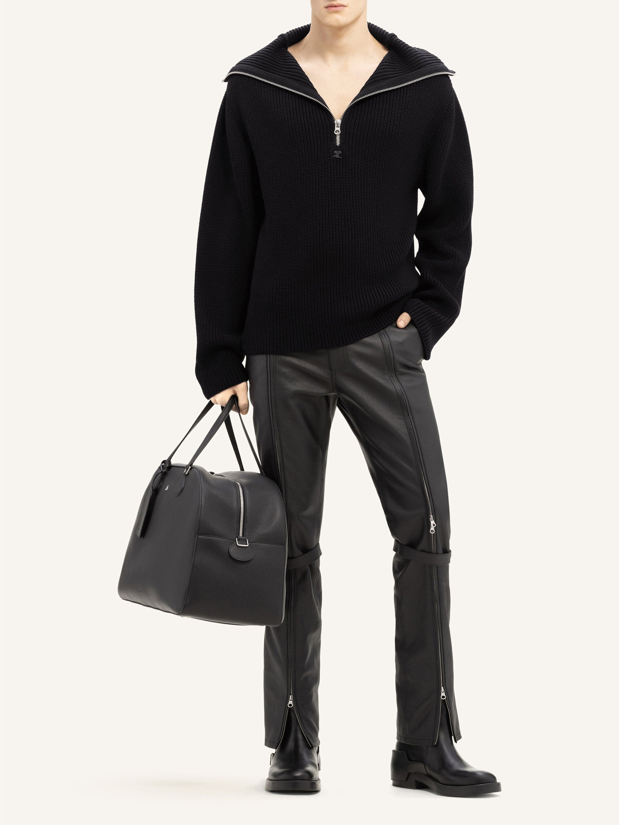 PREMIUM 9pcs NEW / PULL À CAPUCHE EN LAINE CÔTELÉE