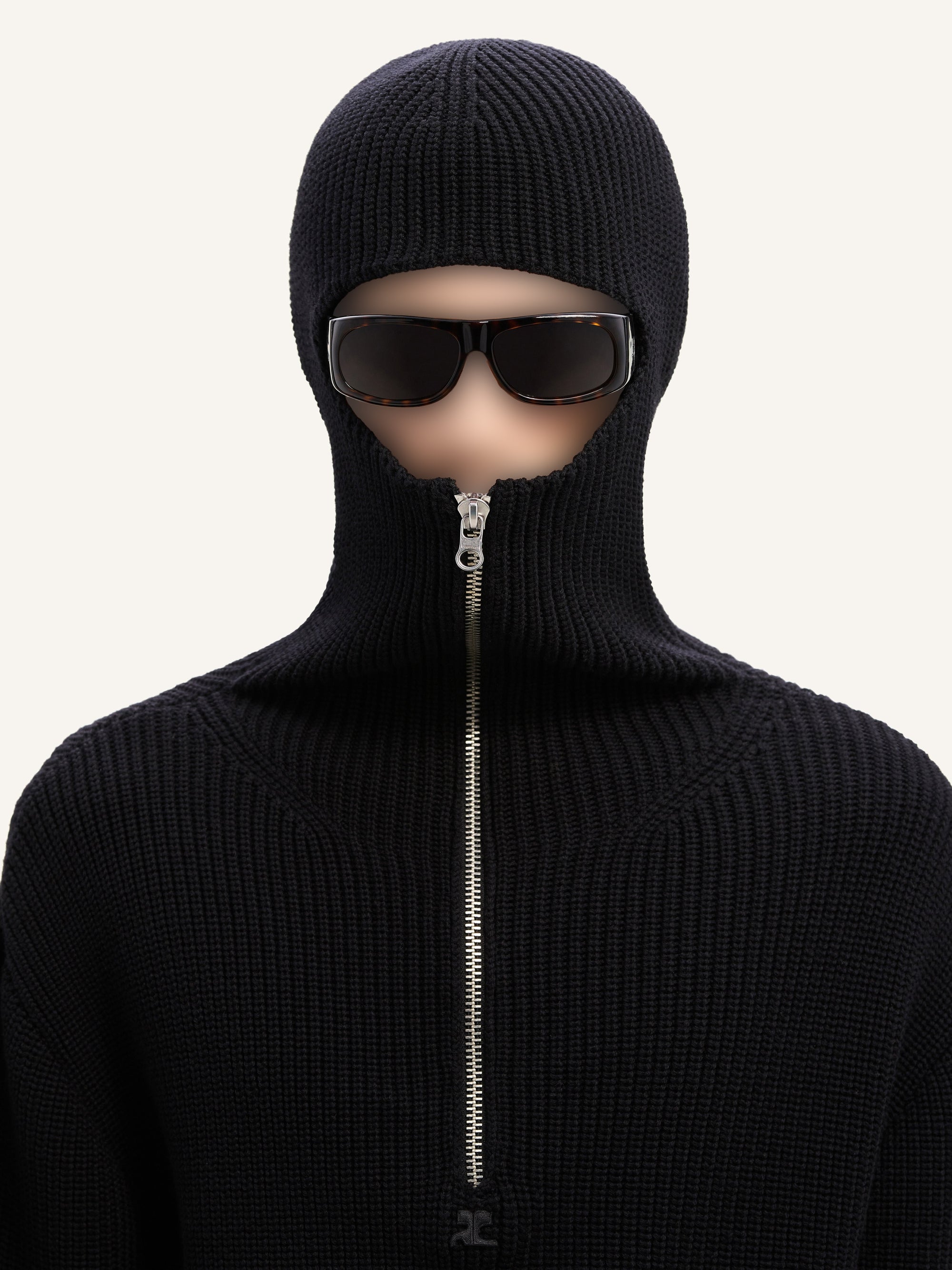 PREMIUM 9pcs NEW / PULL À CAPUCHE EN LAINE CÔTELÉE