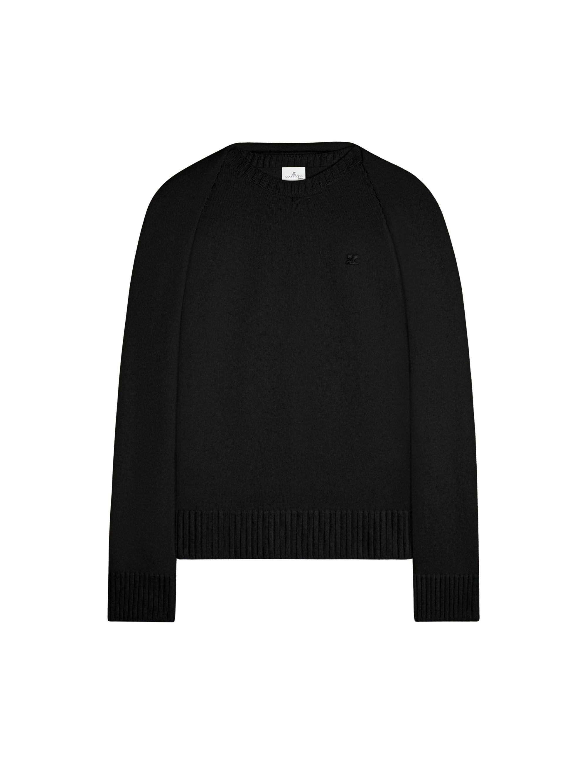 PREMIUM 27pcs NEW / PULL EN LAINE AVEC DRAPÉ ÉPAULES - Black