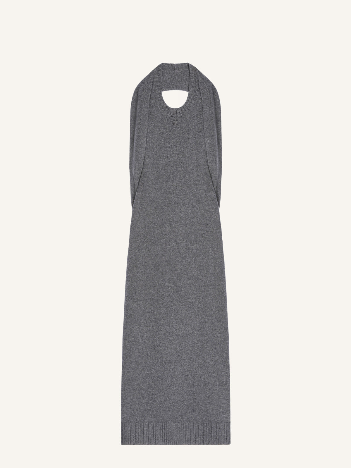 ROBE ÉPAULE DRAPÉE EN LAINE