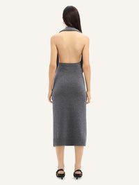 PRIX MARQUE : 160 / ROBE ÉPAULE DRAPÉE EN LAINE