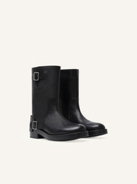 PREMIUM 20pcs NEW / BOTTES EN CUIR HARNAIS AMERICANA - Black