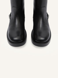 PREMIUM 20pcs NEW / BOTTES EN CUIR HARNAIS AMERICANA - Black