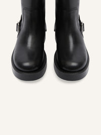 PREMIUM 42pcs NEW / BOTTES EN CUIR HARNAIS AMERICANA - Black