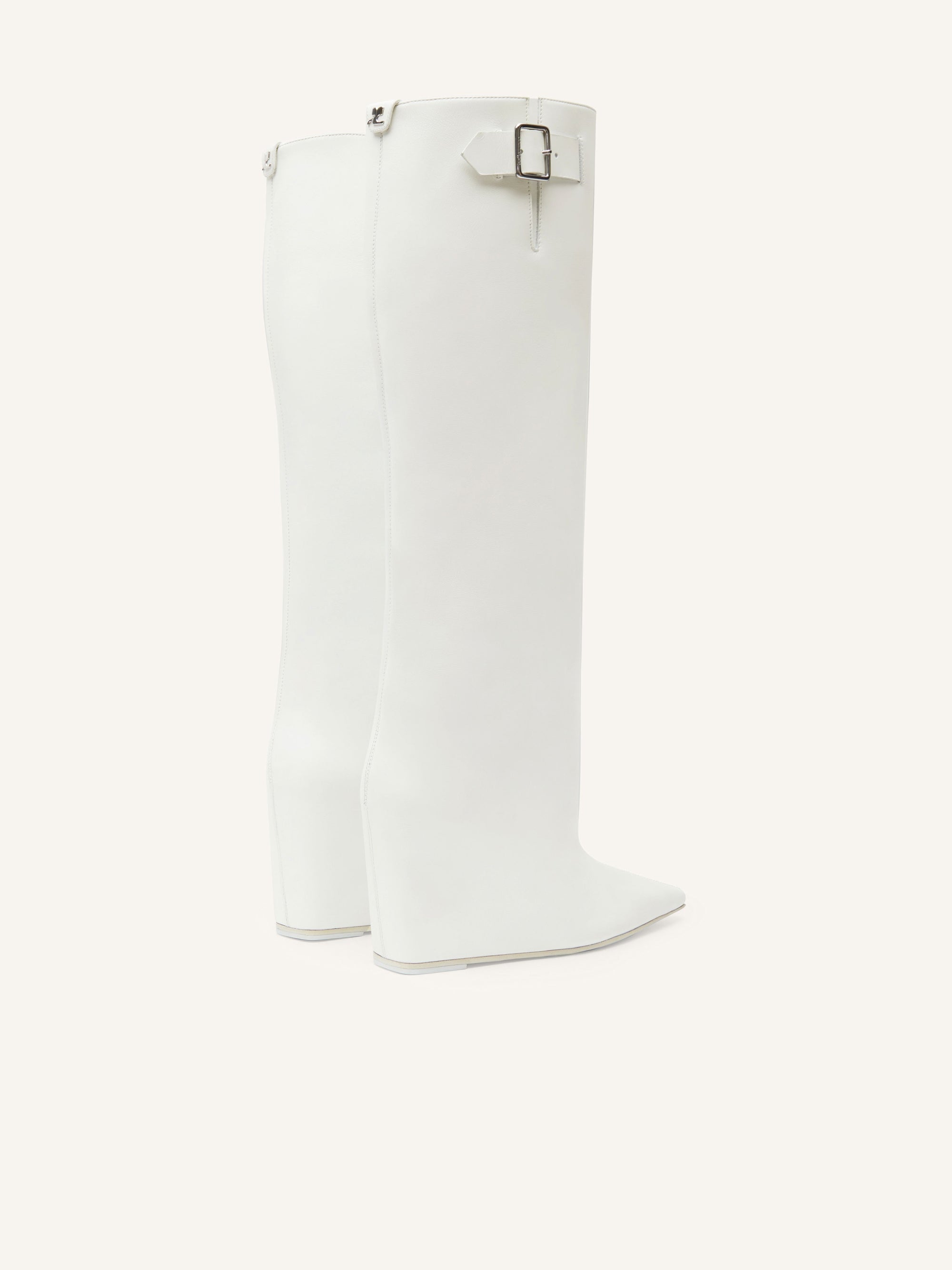 PREMIUM 9pcs NEW / BOTTES COMPENSÉES ASTRO EN CUIR - Heritage white