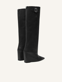 PREMIUM 44pcs NEW / BOTTES COMPENSÉES ASTRO EN CUIR - Black
