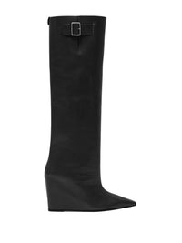 PREMIUM 44pcs NEW / BOTTES COMPENSÉES ASTRO EN CUIR - Black