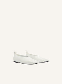 PREMIUM 20pcs NEW / MOCASSIN MINIMAL EN CUIR - Heritage white