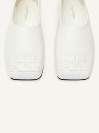 PREMIUM 20pcs NEW / MOCASSIN MINIMAL EN CUIR - Heritage white