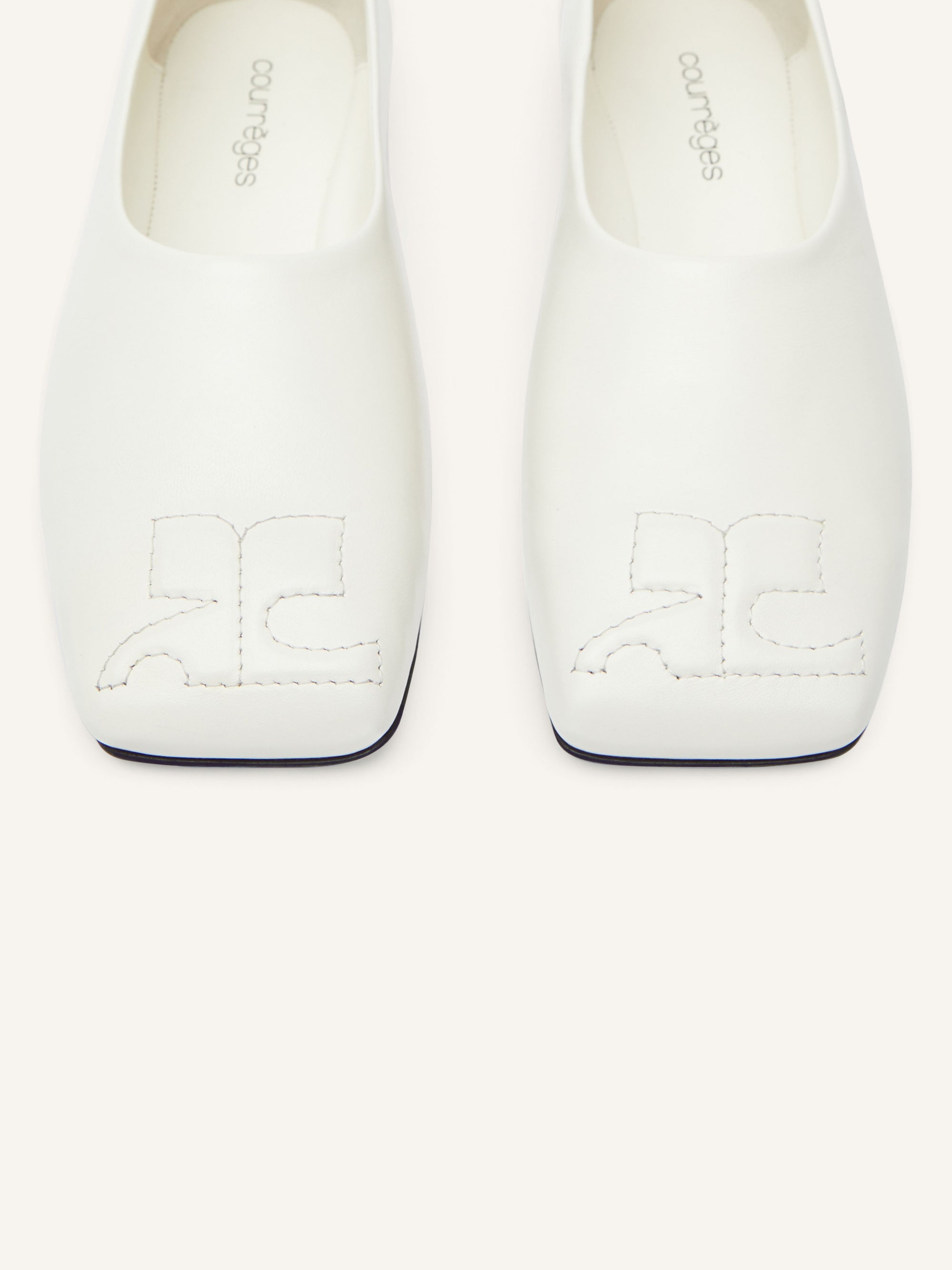 PREMIUM 20pcs NEW / MOCASSIN MINIMAL EN CUIR - Heritage white