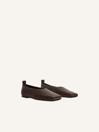 PREMIUM 18pcs NEW / MOCASSIN MINIMAL EN CUIR - Bark