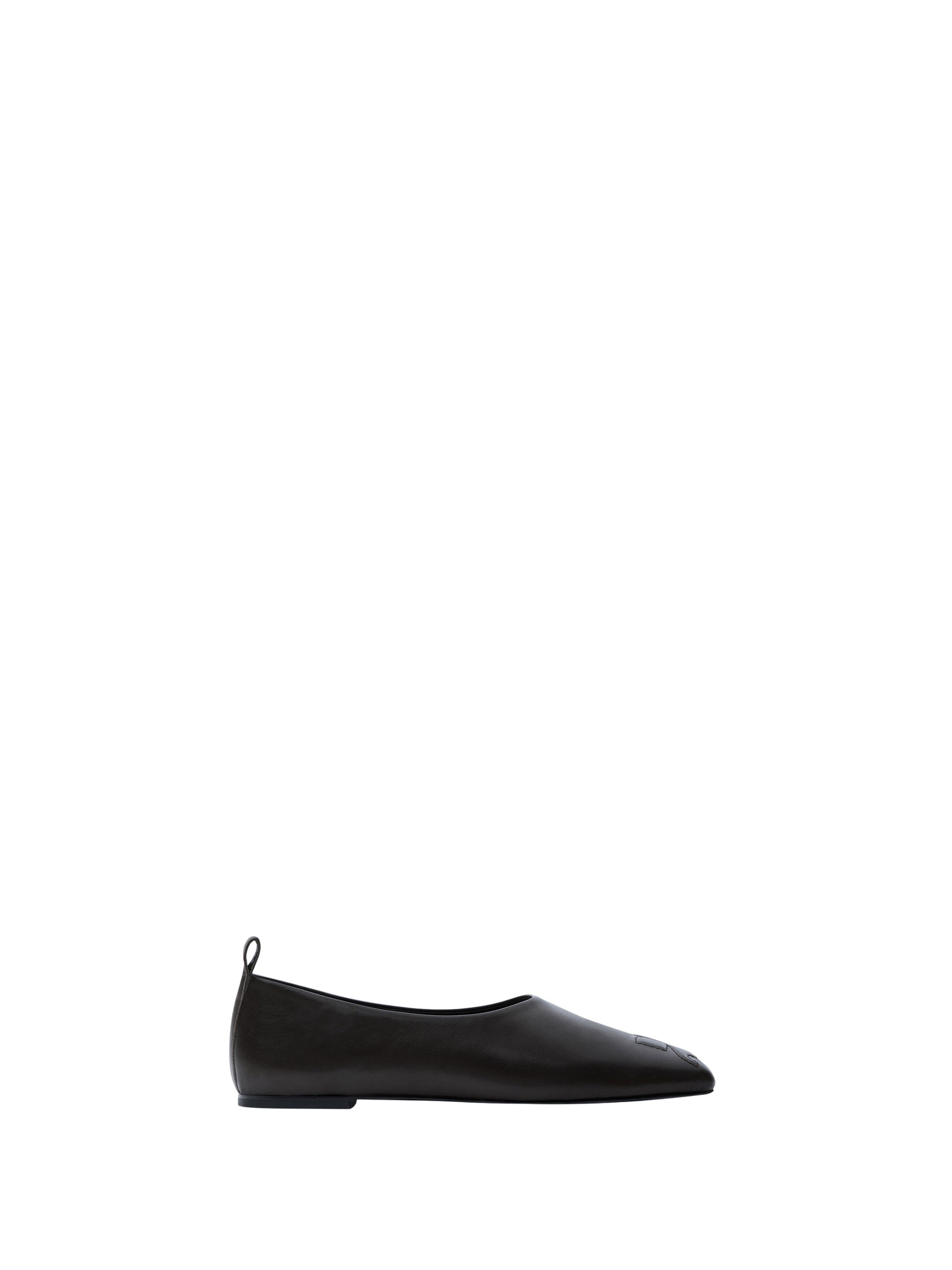 PREMIUM 30pcs NEW / MOCASSIN MINIMAL EN CUIR - Black