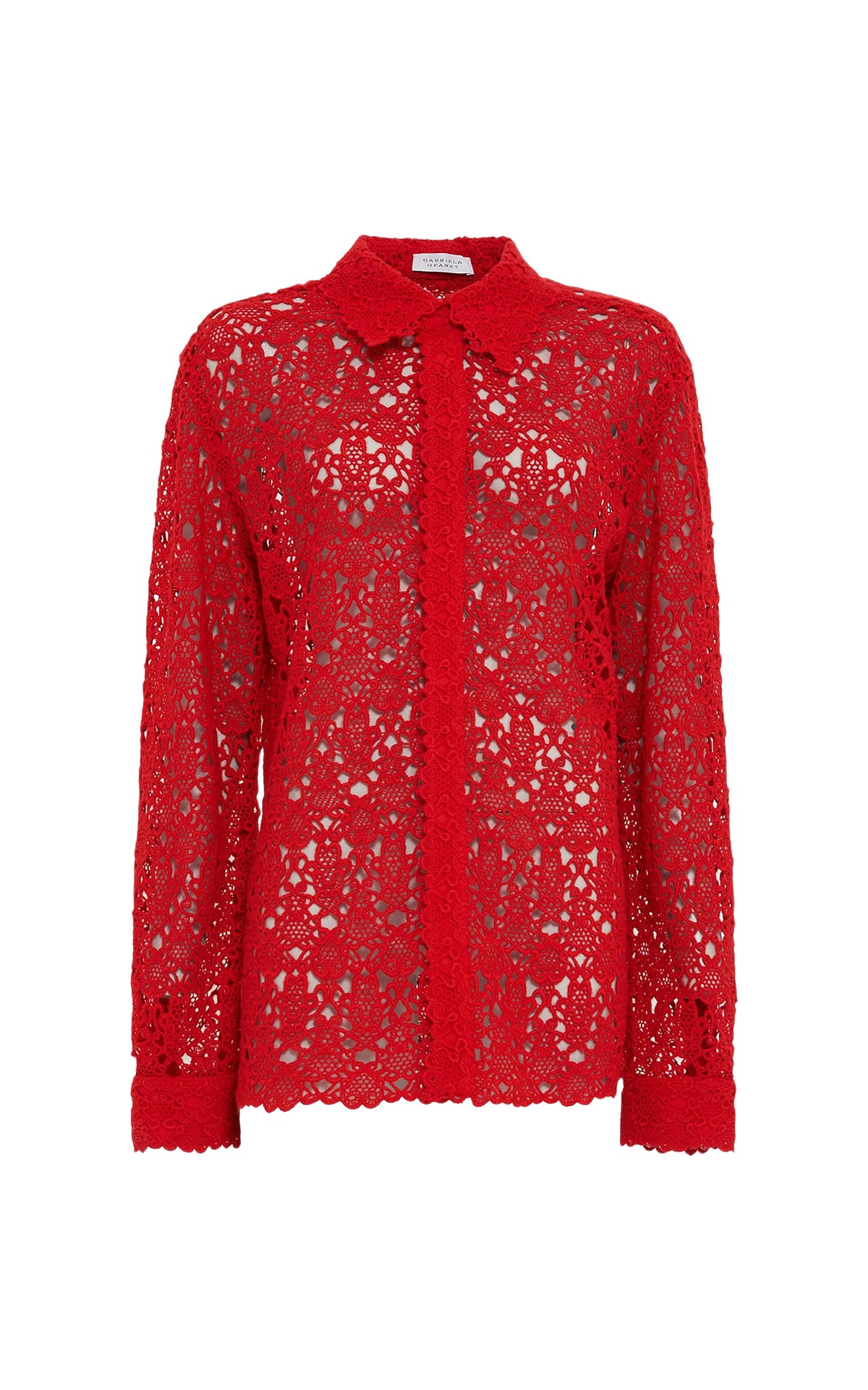 Scarlet Red / Chemise Cassia en cachemire - Scarlet Red