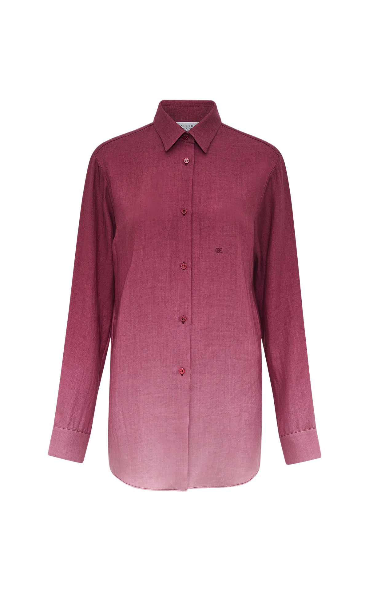 Bordeaux / Chemise Reyes en cachemire - Bordeaux