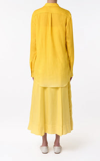Cadmium Yellow / Chemise Reyes en cachemire - Cadmium Yellow