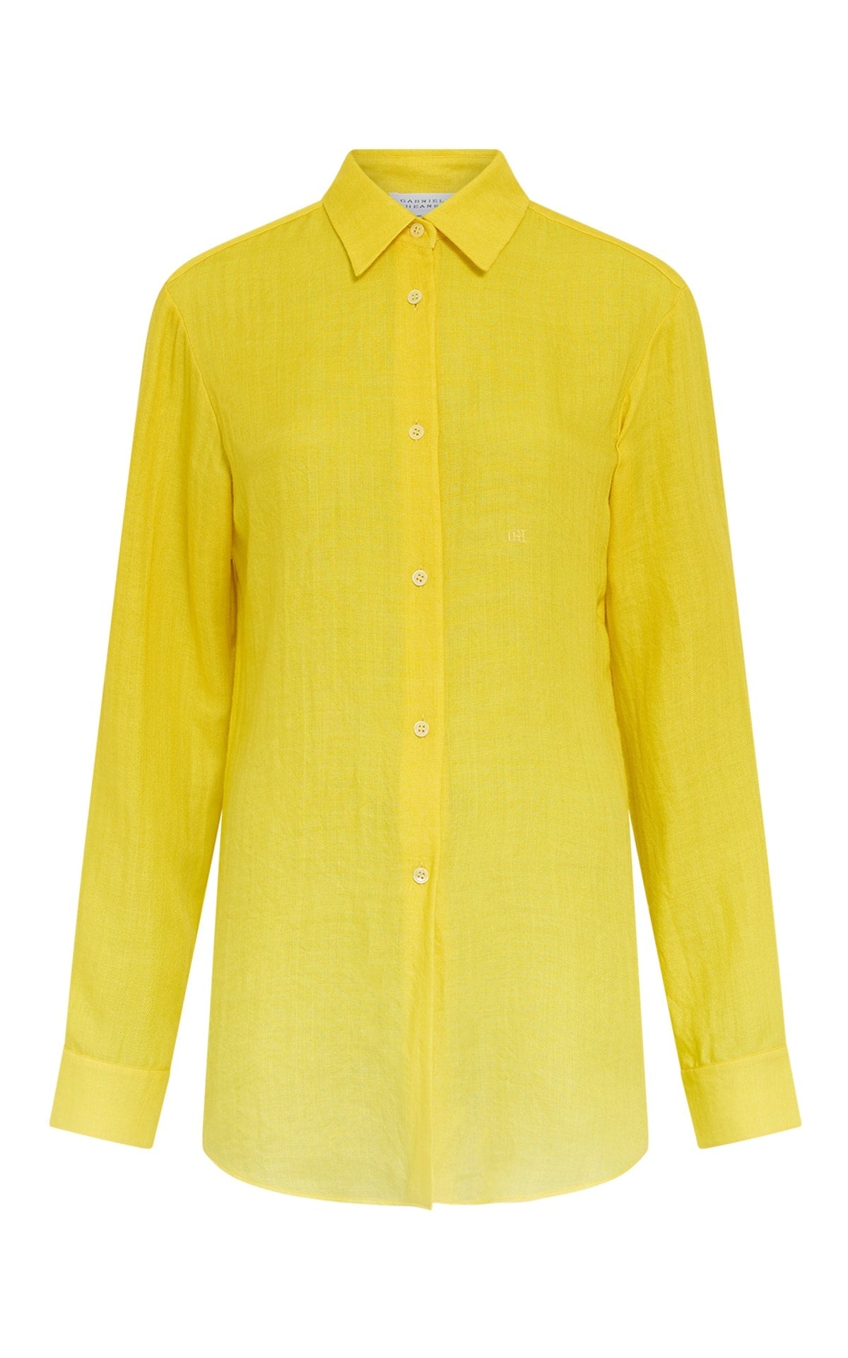 Cadmium Yellow / Chemise Reyes en cachemire - Cadmium Yellow