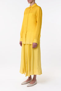 Cadmium Yellow / Chemise Reyes en cachemire - Cadmium Yellow