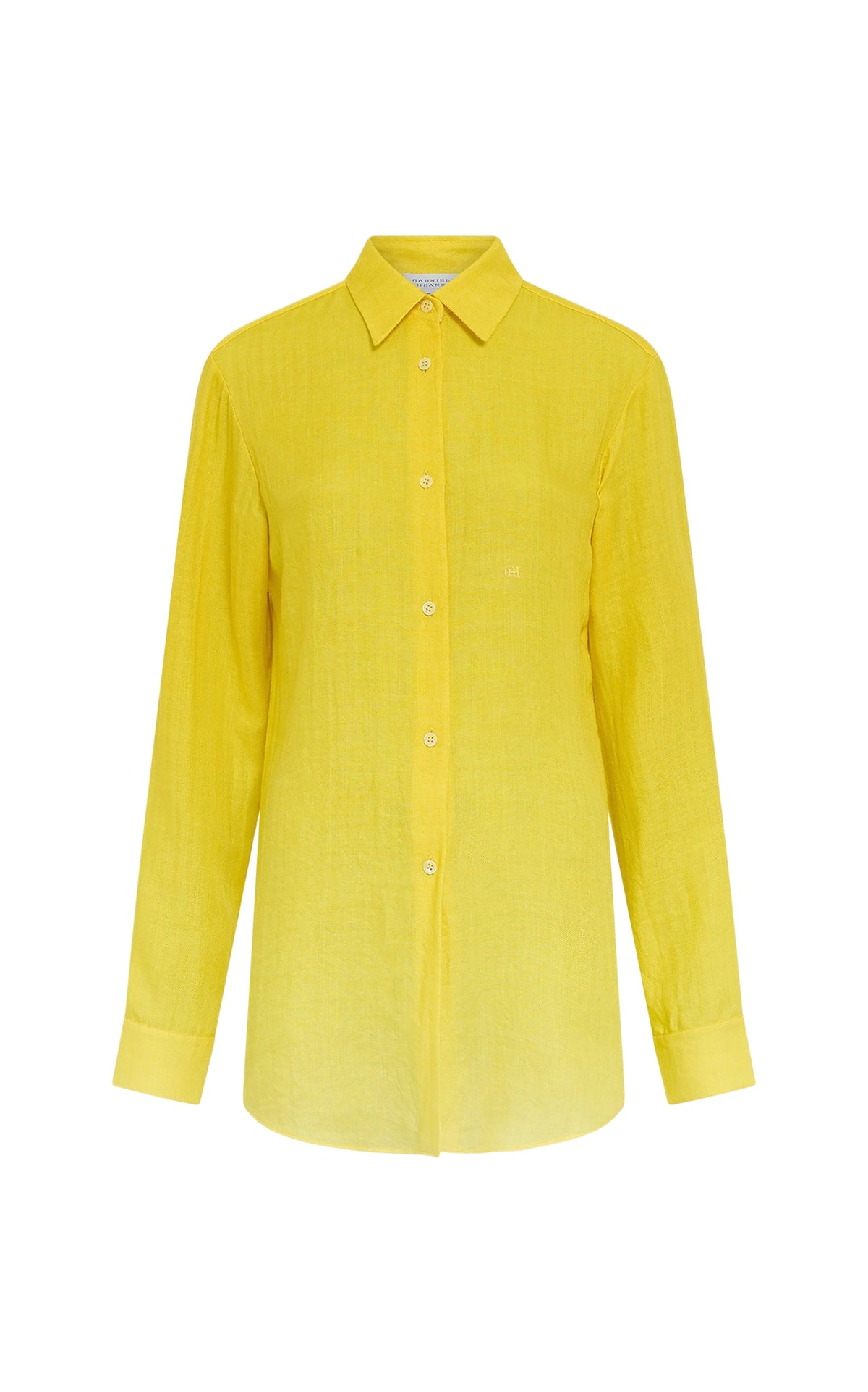 Cadmium Yellow / Chemise Reyes en cachemire - Cadmium Yellow