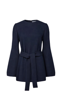Shandon Wool Tunic - Dark Navy