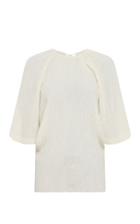 Ivory / Top Nula en soie - Ivory