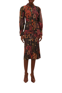 DJV_Elephants Brown Robes midi - Elephants Brown