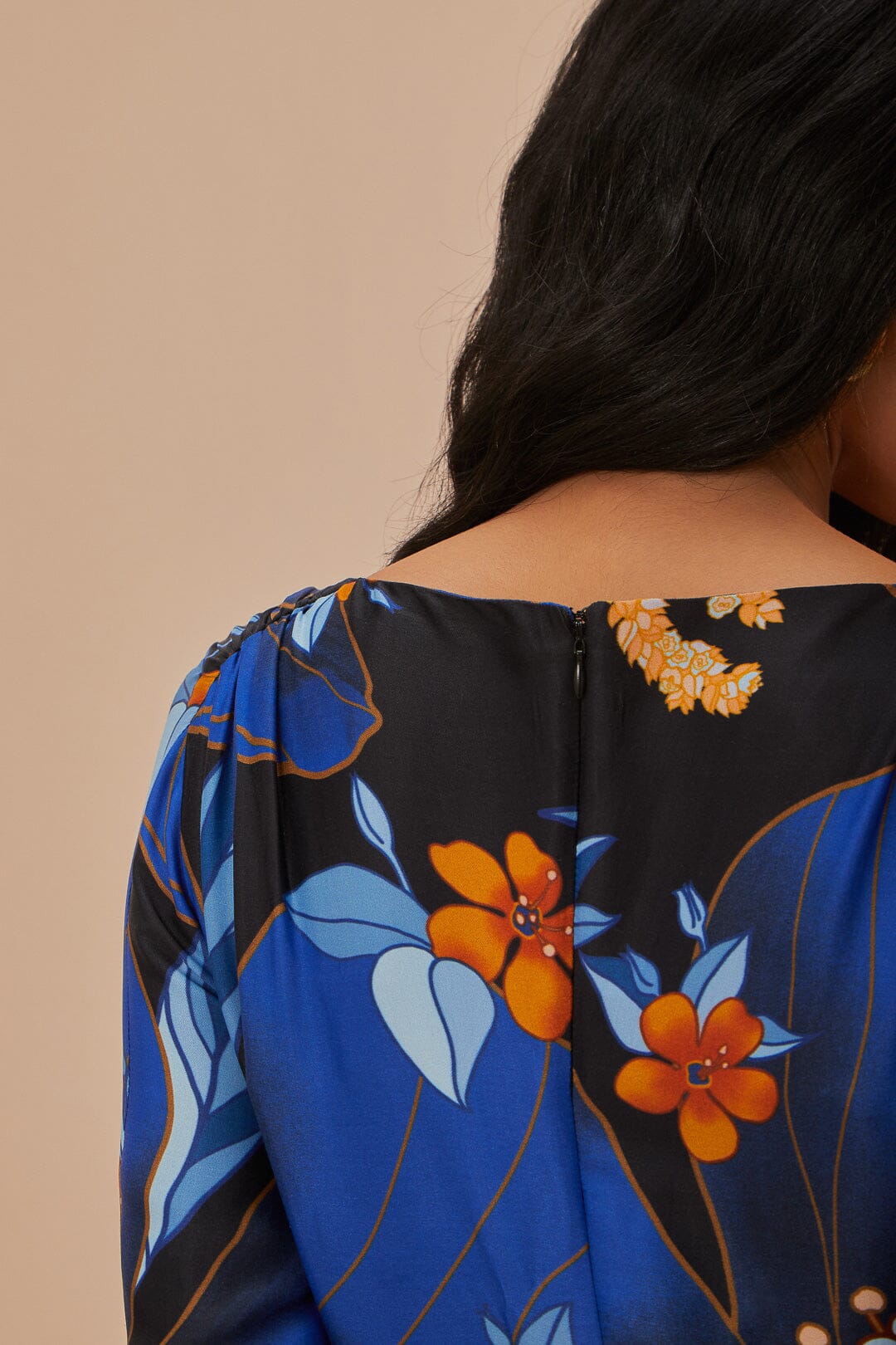 DJV_Pietra Floral Black Robes longues - Pietra Floral Black