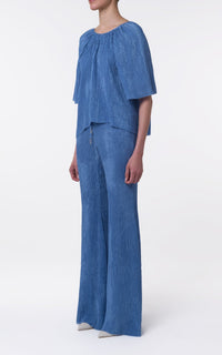 Sky / Pantalon Claude en soie - Sky