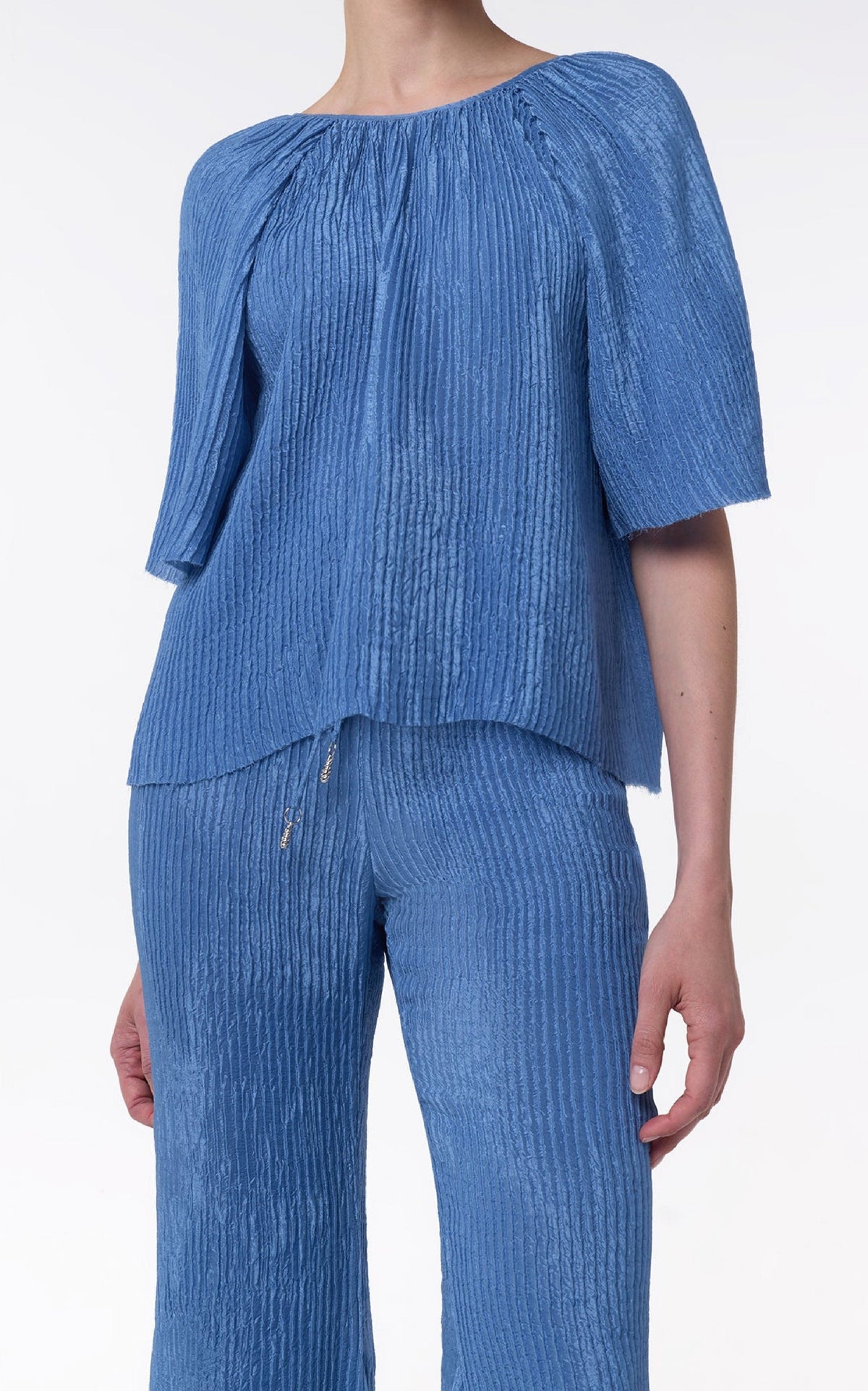 Sky / Pantalon Claude en soie - Sky