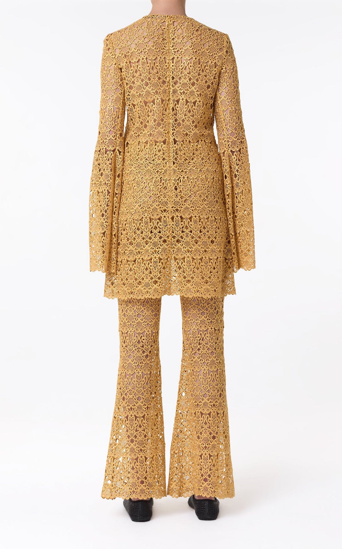 Gold / Pantalon Phoenix en soie - Gold
