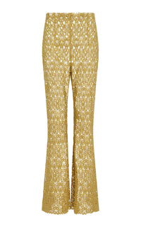 Gold / Pantalon Phoenix en soie - Gold