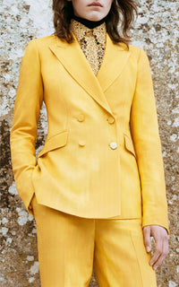 Cadmium Yellow / Pantalon Vesta en laine - Cadmium Yellow