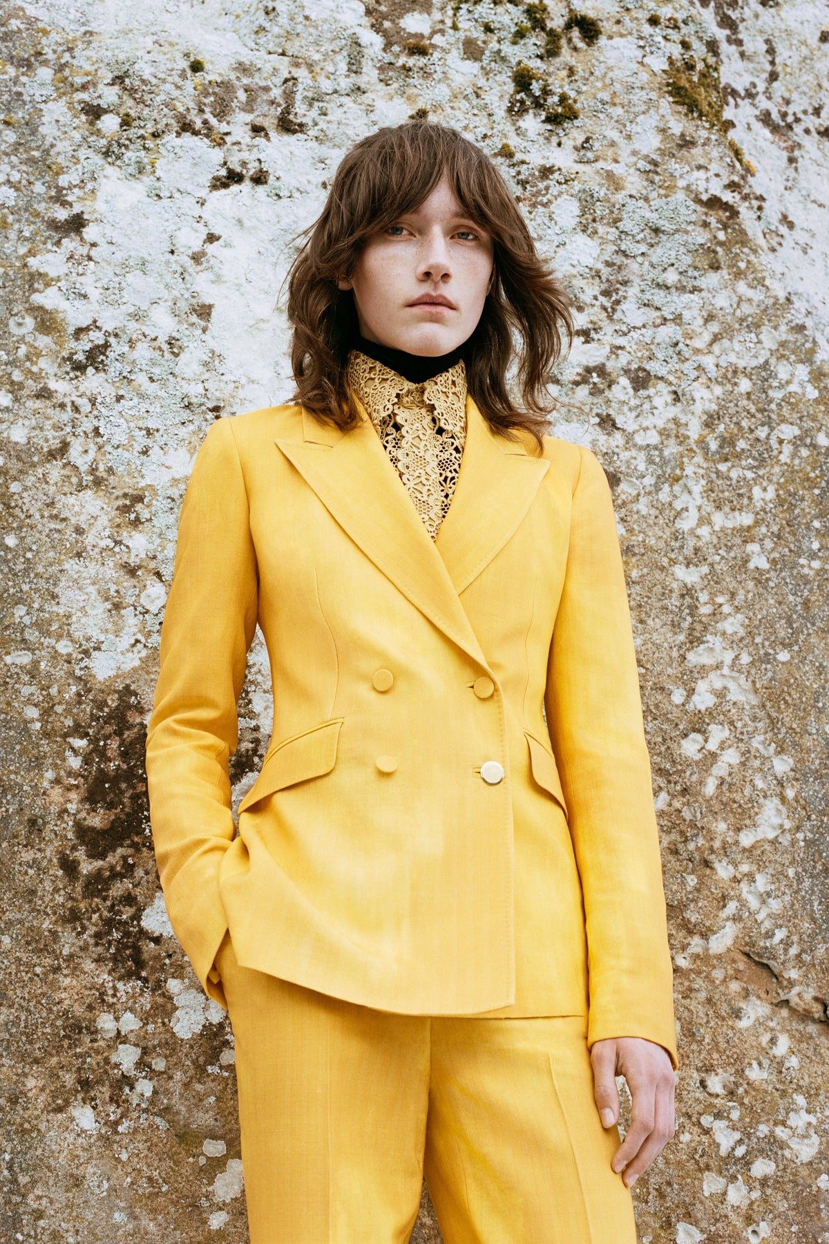 Cadmium Yellow / Pantalon Vesta en laine - Cadmium Yellow