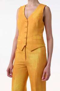 Cadmium Yellow / Pantalon Vesta en laine - Cadmium Yellow