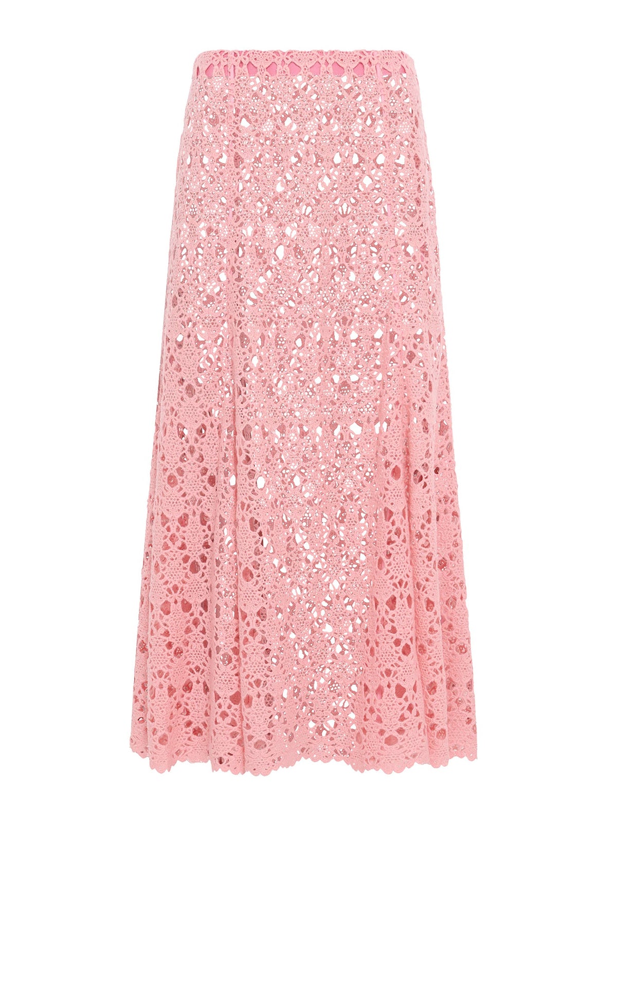 Florence Skirt en rose cachemire dentelle