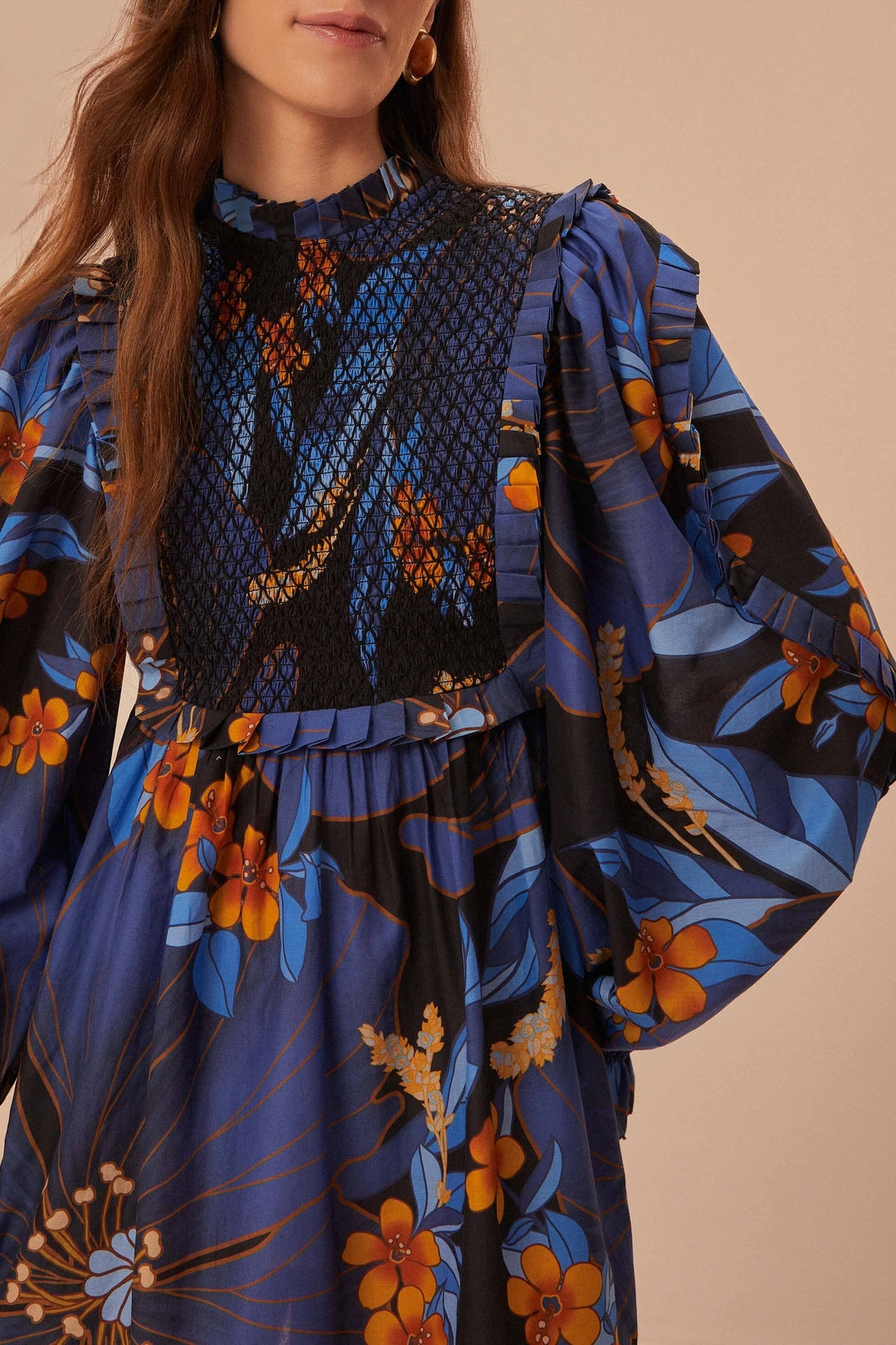 Pietra Floral Black Robe courte - Pietra Floral Black