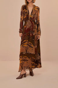 Savana Dream maxi dress - Brown